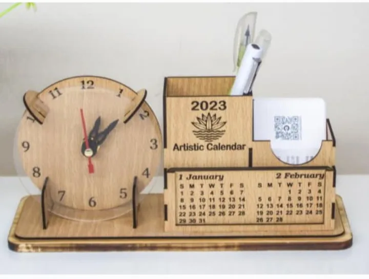 Pen Holder with Calendar by Fortune Advertising — Pen Holder with Calendar 14