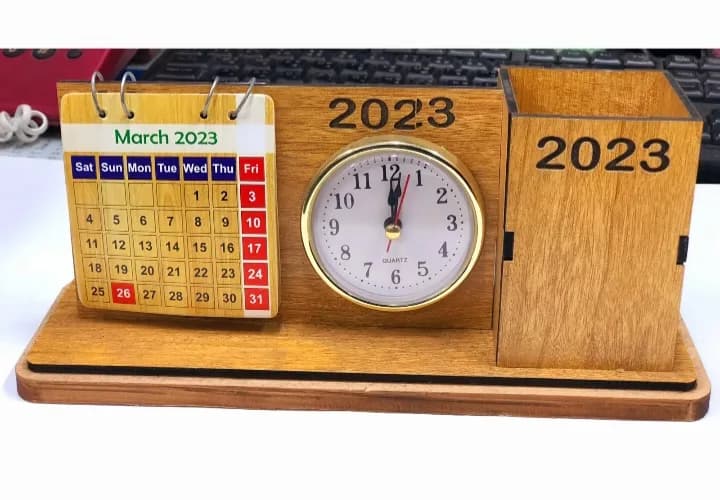 Pen Holder with Calendar by Fortune Advertising — Pen Holder with Calendar 07